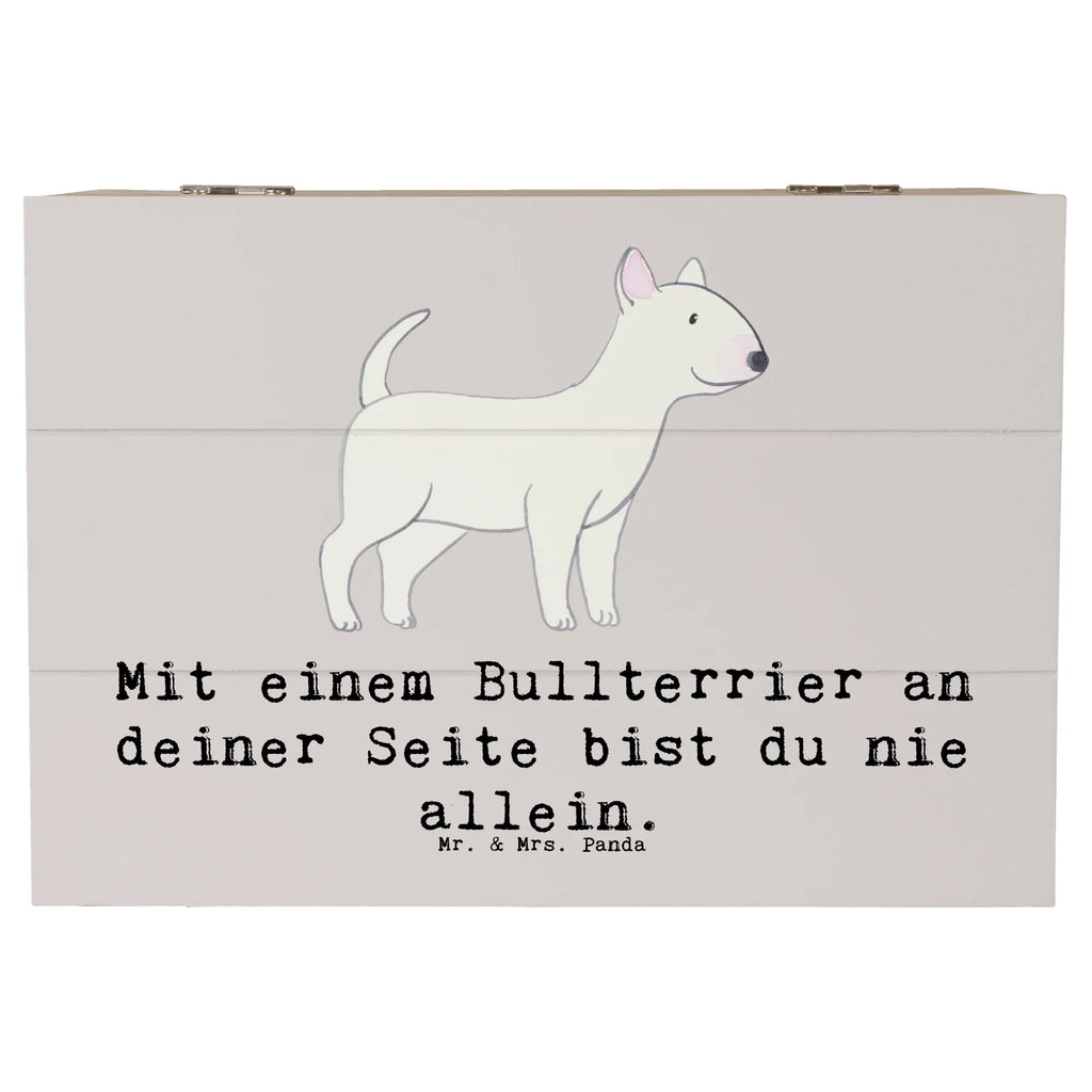 Holzkiste Bullterrier Begleiter Holzkiste, Kiste, Schatzkiste, Truhe, Schatulle, XXL, Erinnerungsbox, Erinnerungskiste, Dekokiste, Aufbewahrungsbox, Geschenkbox, Geschenkdose, Hund, Hunderasse, Rassehund, Hundebesitzer, Geschenk, Tierfreund, Schenken, Welpe