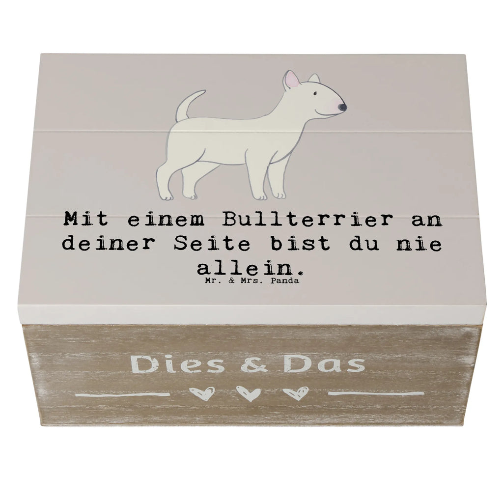 Holzkiste Bullterrier Begleiter Holzkiste, Kiste, Schatzkiste, Truhe, Schatulle, XXL, Erinnerungsbox, Erinnerungskiste, Dekokiste, Aufbewahrungsbox, Geschenkbox, Geschenkdose, Hund, Hunderasse, Rassehund, Hundebesitzer, Geschenk, Tierfreund, Schenken, Welpe