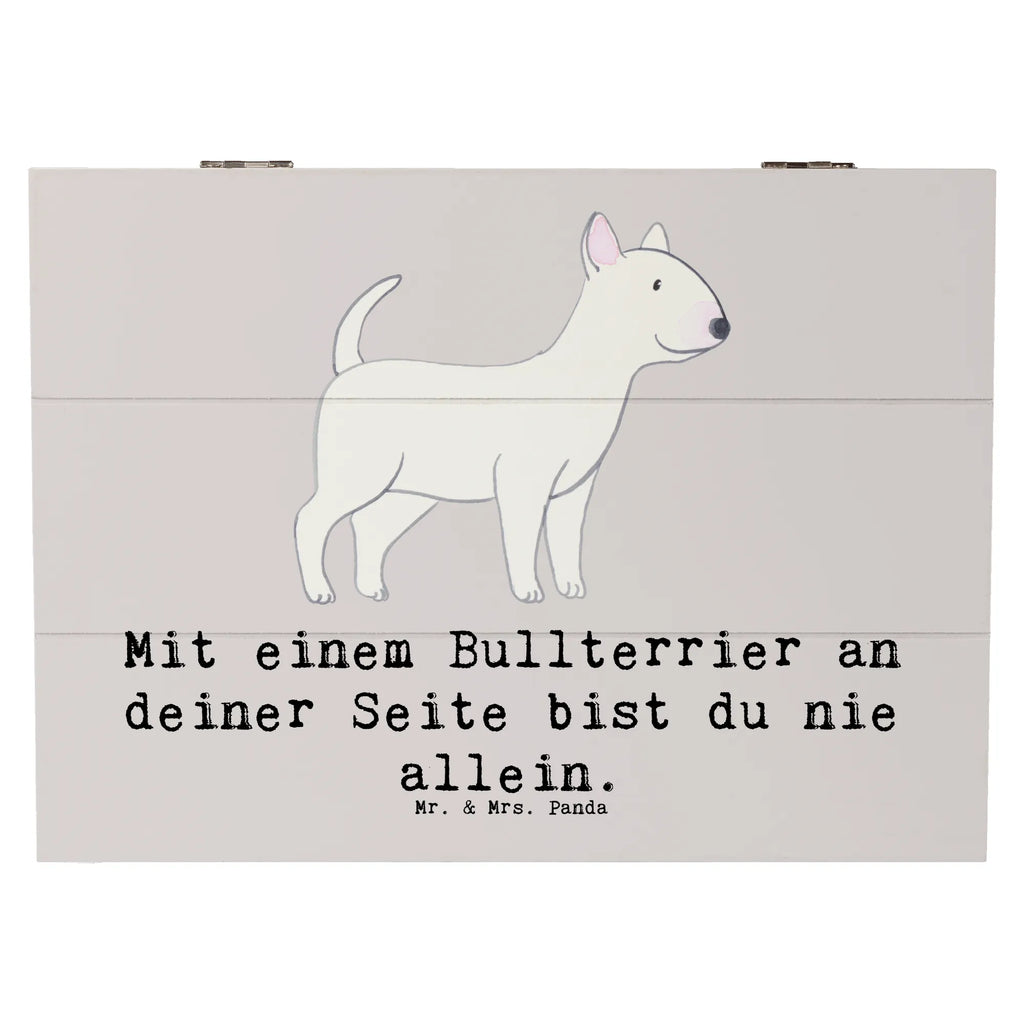 Holzkiste Bullterrier Begleiter Holzkiste, Kiste, Schatzkiste, Truhe, Schatulle, XXL, Erinnerungsbox, Erinnerungskiste, Dekokiste, Aufbewahrungsbox, Geschenkbox, Geschenkdose, Hund, Hunderasse, Rassehund, Hundebesitzer, Geschenk, Tierfreund, Schenken, Welpe