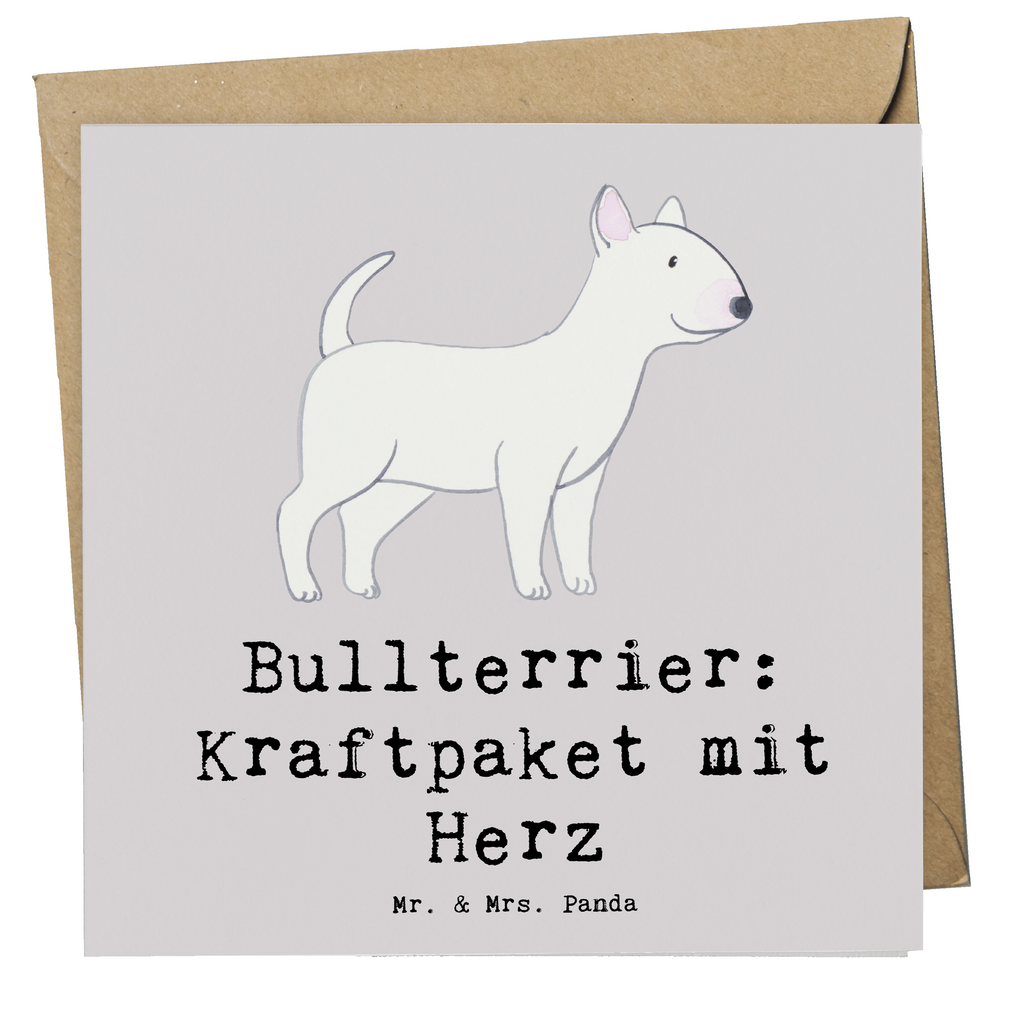 Deluxe Karte Bullterrier Kraftpaket Karte, Grußkarte, Klappkarte, Einladungskarte, Glückwunschkarte, Hochzeitskarte, Geburtstagskarte, Hochwertige Grußkarte, Hochwertige Klappkarte, Hund, Hunderasse, Rassehund, Hundebesitzer, Geschenk, Tierfreund, Schenken, Welpe