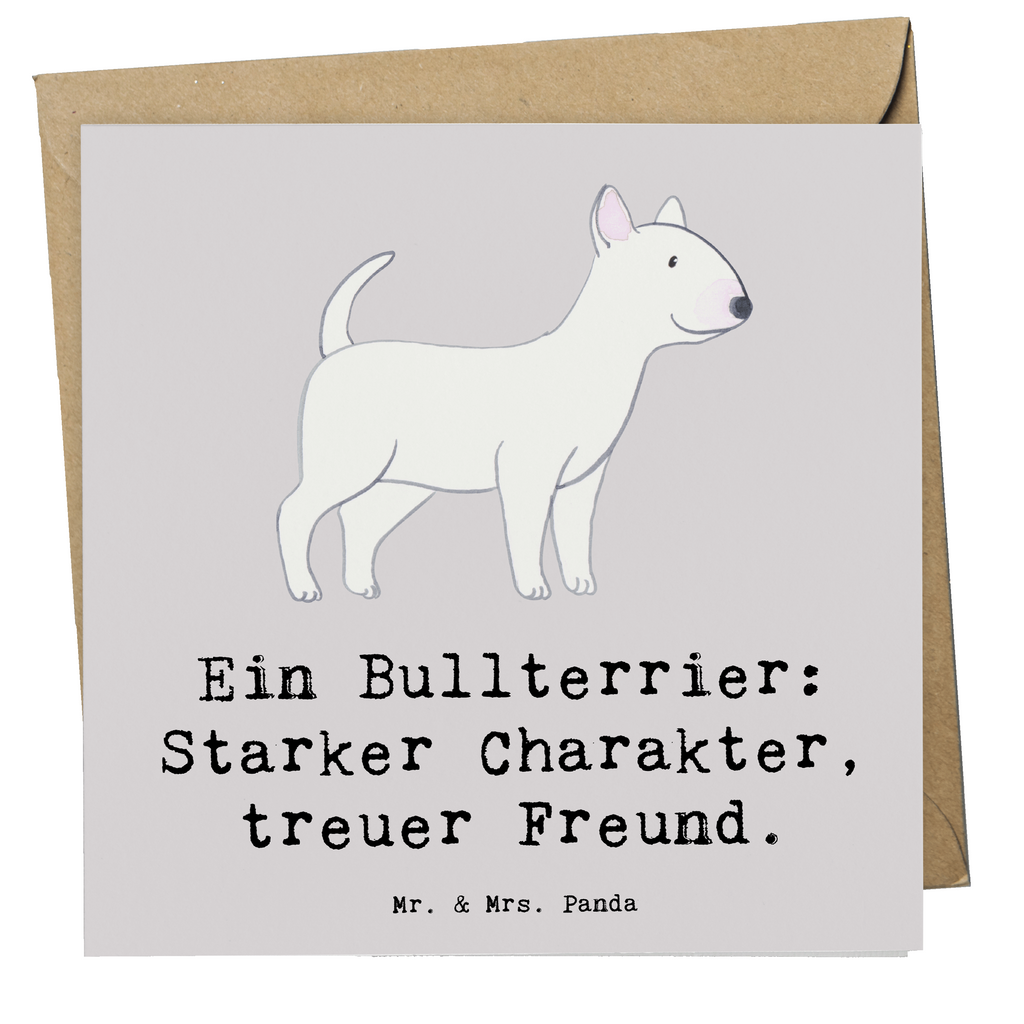 Deluxe Karte Bullterrier Freund Karte, Grußkarte, Klappkarte, Einladungskarte, Glückwunschkarte, Hochzeitskarte, Geburtstagskarte, Hochwertige Grußkarte, Hochwertige Klappkarte, Hund, Hunderasse, Rassehund, Hundebesitzer, Geschenk, Tierfreund, Schenken, Welpe