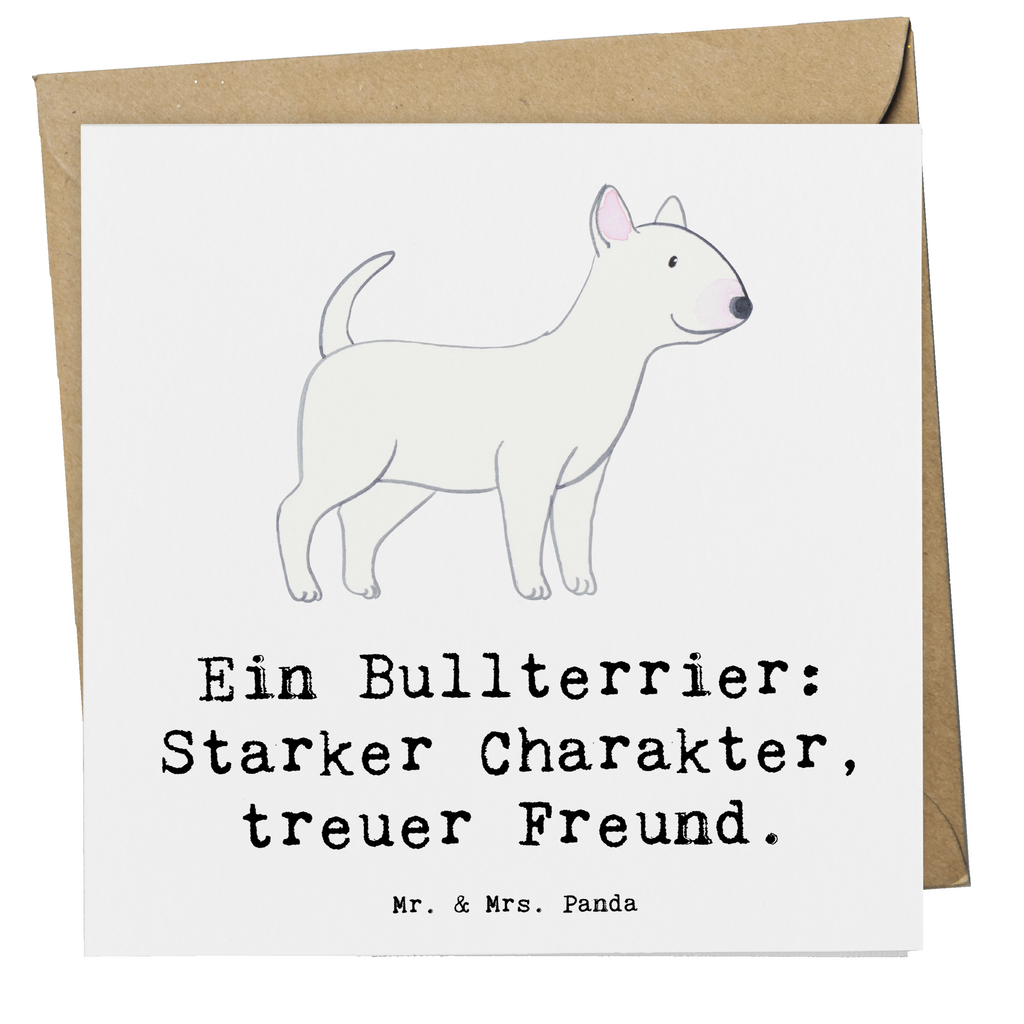 Deluxe Karte Bullterrier Freund Karte, Grußkarte, Klappkarte, Einladungskarte, Glückwunschkarte, Hochzeitskarte, Geburtstagskarte, Hochwertige Grußkarte, Hochwertige Klappkarte, Hund, Hunderasse, Rassehund, Hundebesitzer, Geschenk, Tierfreund, Schenken, Welpe