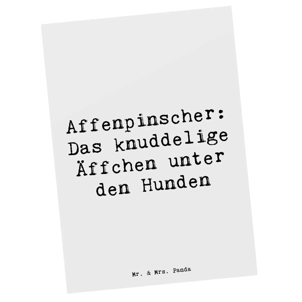 Postkarte Spruch Affenpinscher Äffchen Postkarte, Karte, Geschenkkarte, Grußkarte, Einladung, Ansichtskarte, Geburtstagskarte, Einladungskarte, Dankeskarte, Ansichtskarten, Einladung Geburtstag, Einladungskarten Geburtstag, Hund, Hunderasse, Rassehund, Hundebesitzer, Geschenk, Tierfreund, Schenken, Welpe