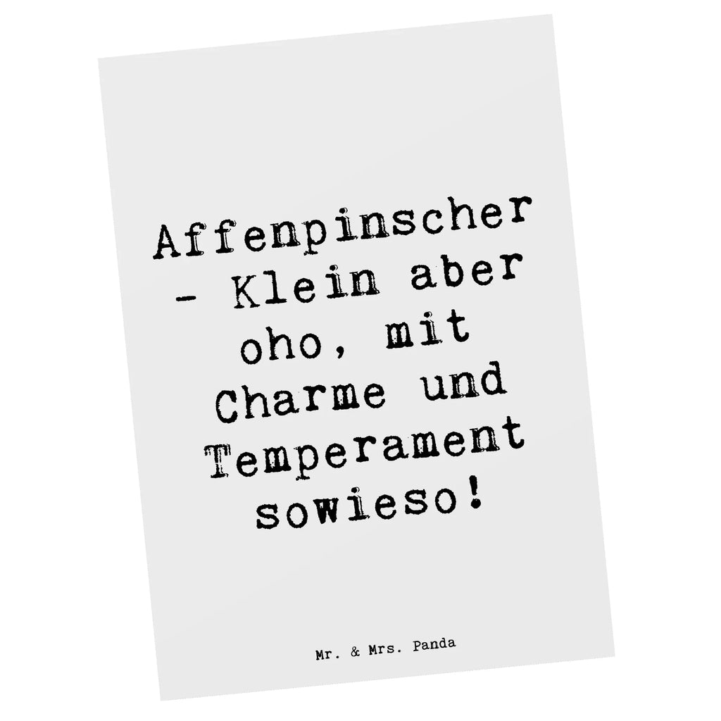 Postkarte Spruch Affenpinscher Charme Postkarte, Karte, Geschenkkarte, Grußkarte, Einladung, Ansichtskarte, Geburtstagskarte, Einladungskarte, Dankeskarte, Ansichtskarten, Einladung Geburtstag, Einladungskarten Geburtstag, Hund, Hunderasse, Rassehund, Hundebesitzer, Geschenk, Tierfreund, Schenken, Welpe