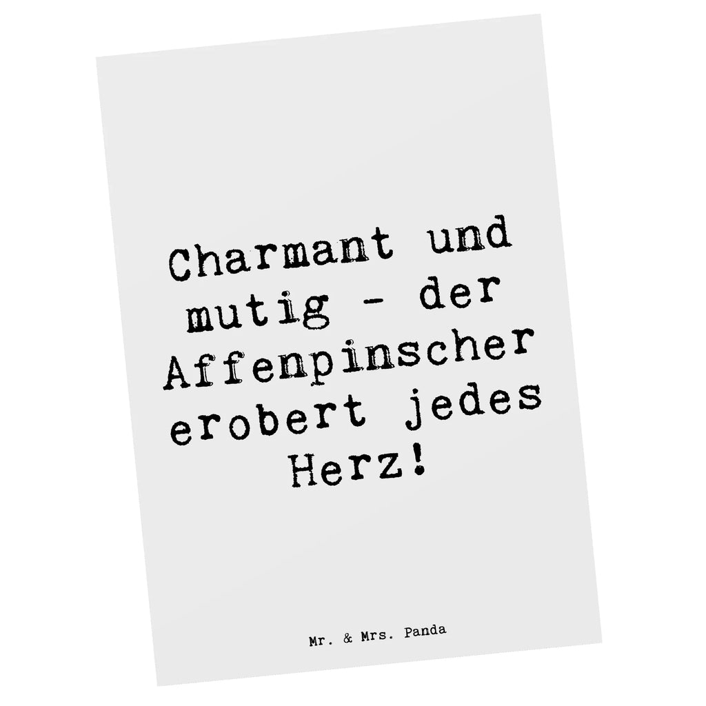 Postkarte Spruch Affenpinscher Charmeur Postkarte, Karte, Geschenkkarte, Grußkarte, Einladung, Ansichtskarte, Geburtstagskarte, Einladungskarte, Dankeskarte, Ansichtskarten, Einladung Geburtstag, Einladungskarten Geburtstag, Hund, Hunderasse, Rassehund, Hundebesitzer, Geschenk, Tierfreund, Schenken, Welpe