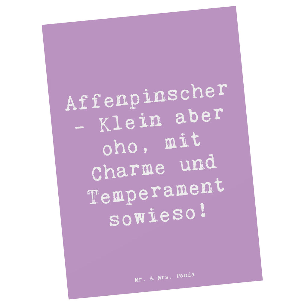 Postkarte Spruch Affenpinscher Charme Postkarte, Karte, Geschenkkarte, Grußkarte, Einladung, Ansichtskarte, Geburtstagskarte, Einladungskarte, Dankeskarte, Ansichtskarten, Einladung Geburtstag, Einladungskarten Geburtstag, Hund, Hunderasse, Rassehund, Hundebesitzer, Geschenk, Tierfreund, Schenken, Welpe