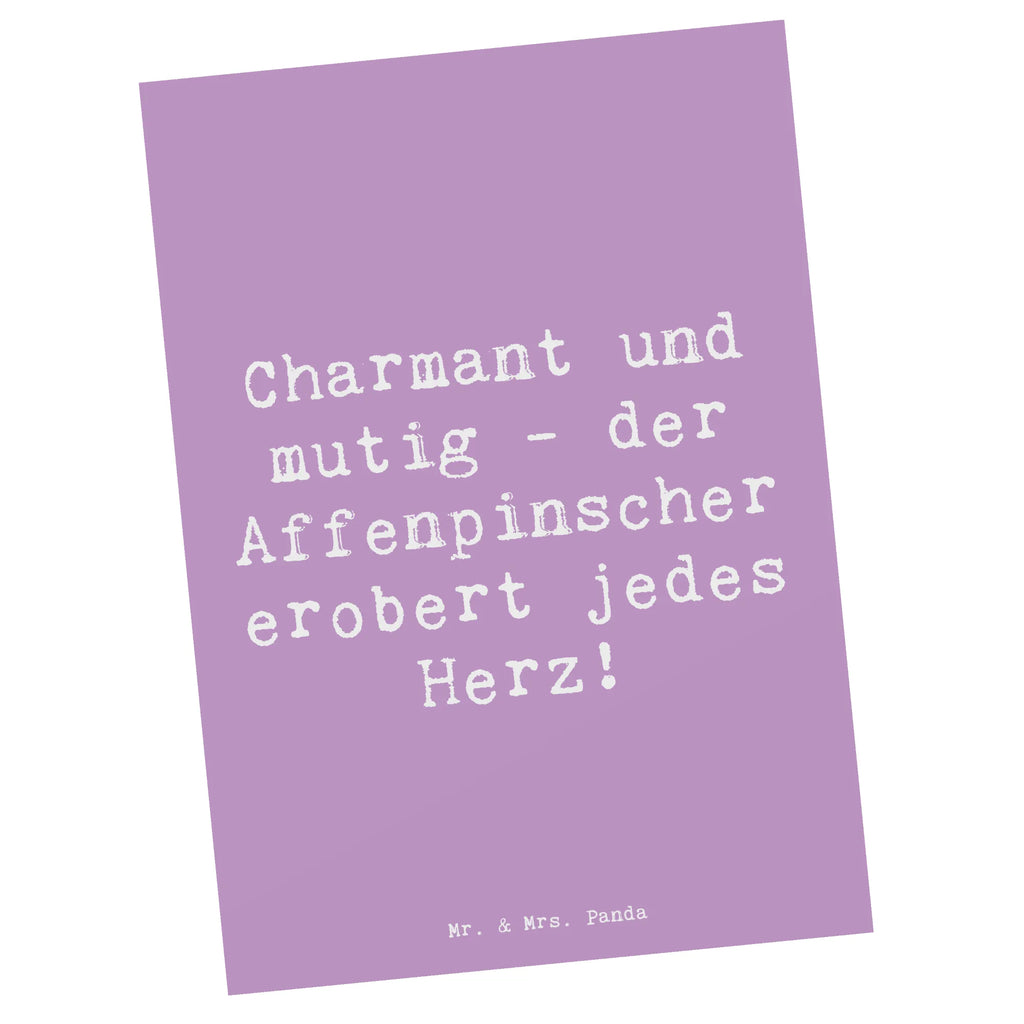 Postkarte Spruch Affenpinscher Charmeur Postkarte, Karte, Geschenkkarte, Grußkarte, Einladung, Ansichtskarte, Geburtstagskarte, Einladungskarte, Dankeskarte, Ansichtskarten, Einladung Geburtstag, Einladungskarten Geburtstag, Hund, Hunderasse, Rassehund, Hundebesitzer, Geschenk, Tierfreund, Schenken, Welpe