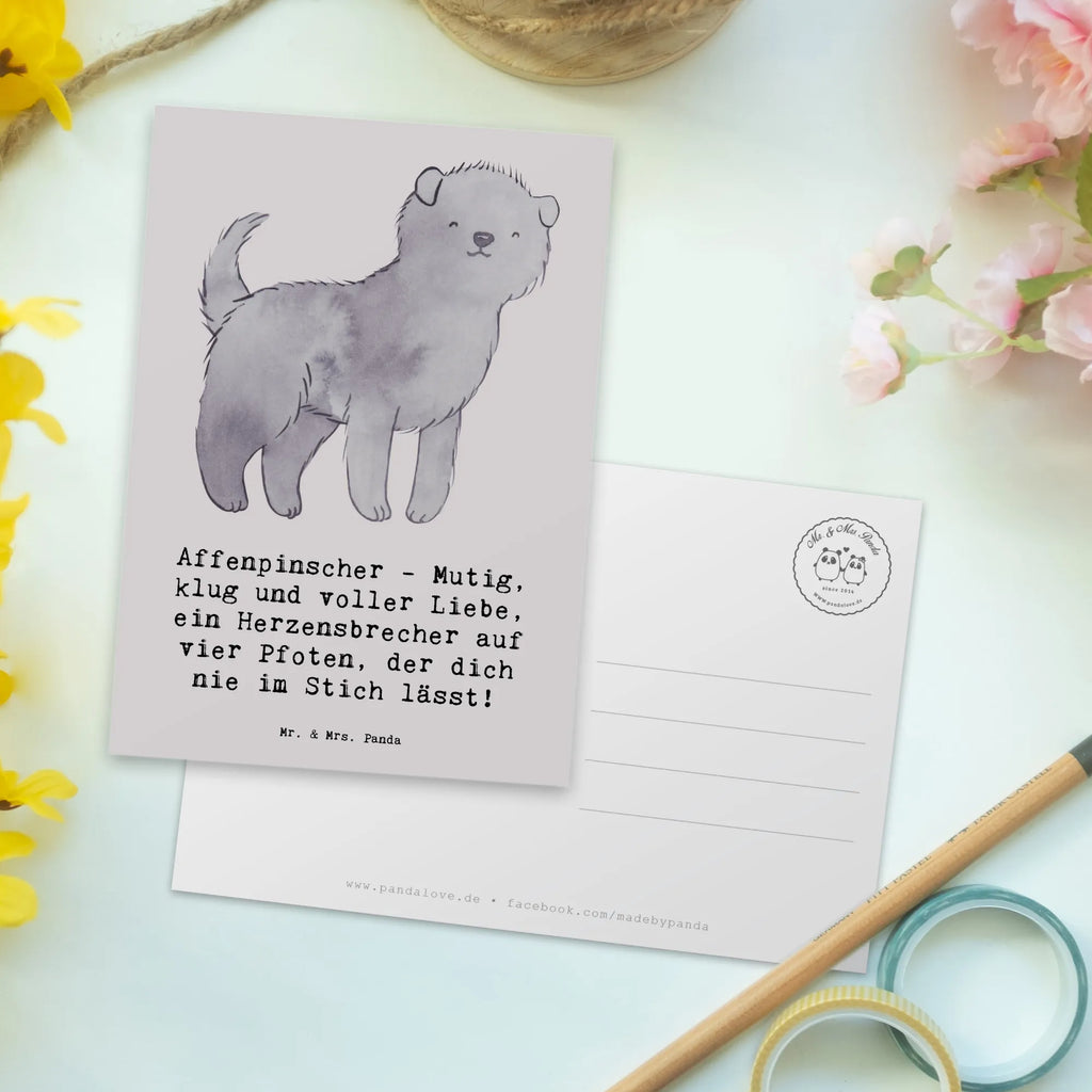 Postkarte Affenpinscher Liebe Postkarte, Karte, Geschenkkarte, Grußkarte, Einladung, Ansichtskarte, Geburtstagskarte, Einladungskarte, Dankeskarte, Ansichtskarten, Einladung Geburtstag, Einladungskarten Geburtstag, Hund, Hunderasse, Rassehund, Hundebesitzer, Geschenk, Tierfreund, Schenken, Welpe