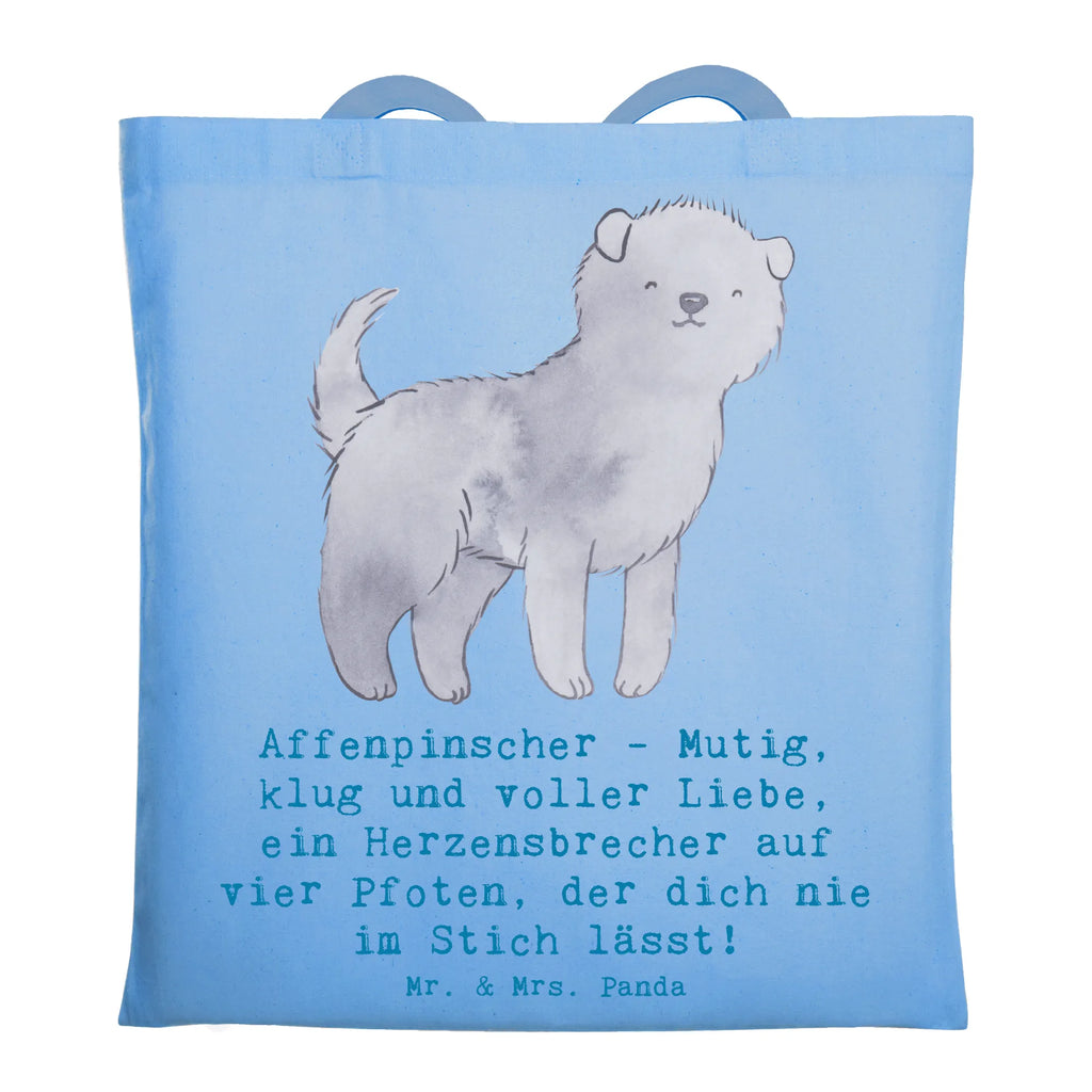 Tragetasche Affenpinscher Liebe Beuteltasche, Beutel, Einkaufstasche, Jutebeutel, Stoffbeutel, Tasche, Shopper, Umhängetasche, Strandtasche, Schultertasche, Stofftasche, Tragetasche, Badetasche, Jutetasche, Einkaufstüte, Laptoptasche, Hund, Hunderasse, Rassehund, Hundebesitzer, Geschenk, Tierfreund, Schenken, Welpe