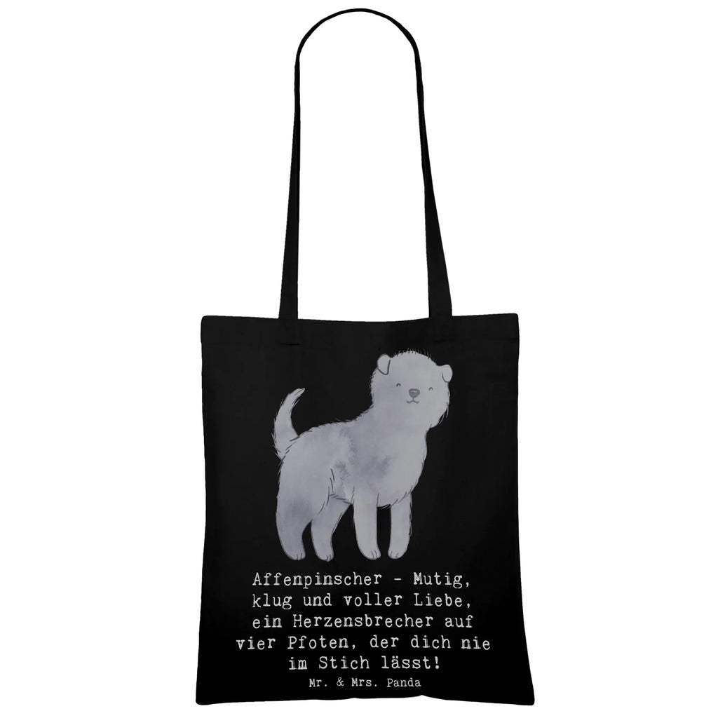 Tragetasche Affenpinscher Liebe Beuteltasche, Beutel, Einkaufstasche, Jutebeutel, Stoffbeutel, Tasche, Shopper, Umhängetasche, Strandtasche, Schultertasche, Stofftasche, Tragetasche, Badetasche, Jutetasche, Einkaufstüte, Laptoptasche, Hund, Hunderasse, Rassehund, Hundebesitzer, Geschenk, Tierfreund, Schenken, Welpe