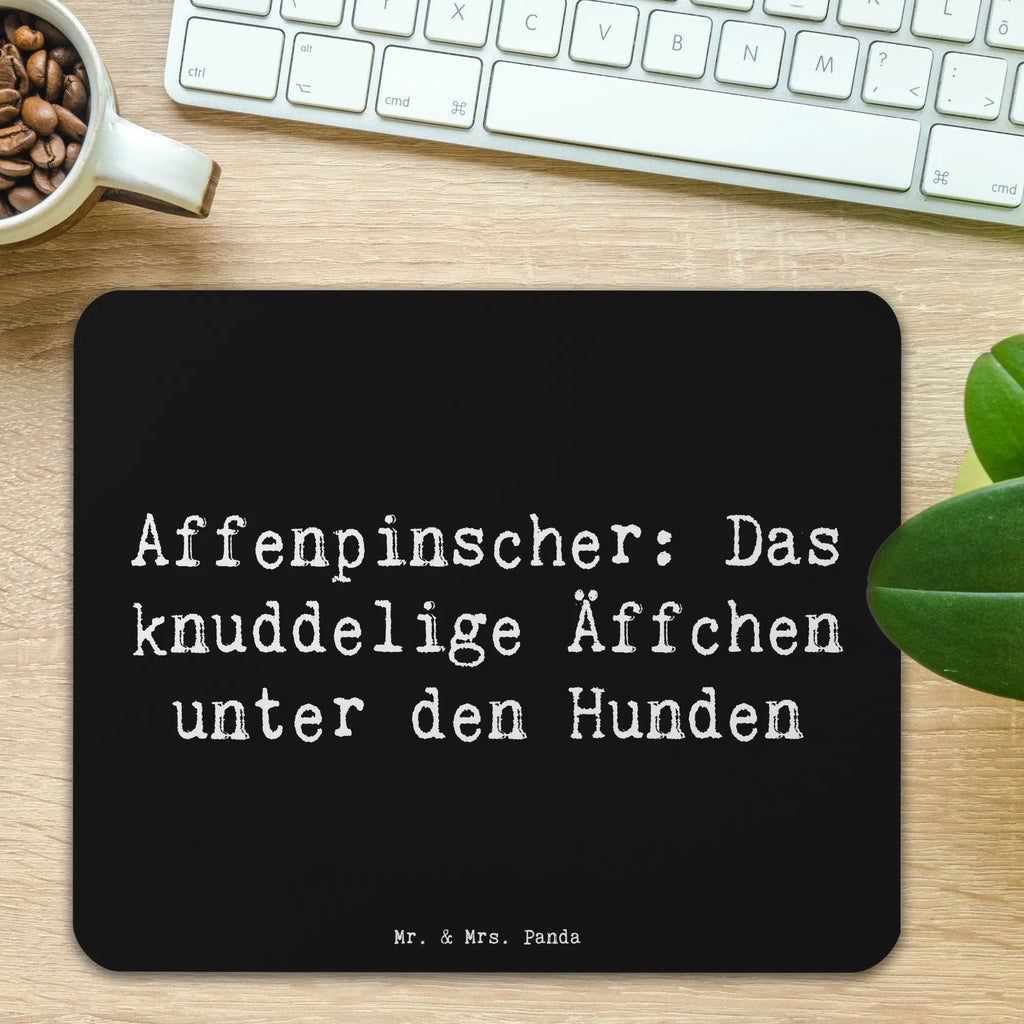 Mauspad Spruch Affenpinscher Äffchen Mousepad, Computer zubehör, Büroausstattung, PC Zubehör, Arbeitszimmer, Mauspad, Einzigartiges Mauspad, Designer Mauspad, Mausunterlage, Mauspad Büro, Hund, Hunderasse, Rassehund, Hundebesitzer, Geschenk, Tierfreund, Schenken, Welpe