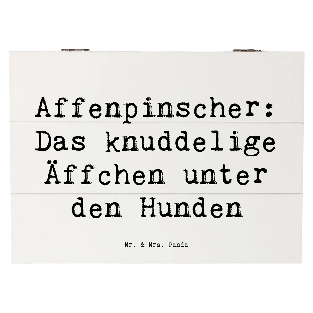 Holzkiste Spruch Affenpinscher Äffchen Holzkiste, Kiste, Schatzkiste, Truhe, Schatulle, XXL, Erinnerungsbox, Erinnerungskiste, Dekokiste, Aufbewahrungsbox, Geschenkbox, Geschenkdose, Hund, Hunderasse, Rassehund, Hundebesitzer, Geschenk, Tierfreund, Schenken, Welpe