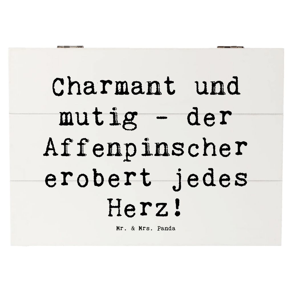 Holzkiste Spruch Affenpinscher Charmeur Holzkiste, Kiste, Schatzkiste, Truhe, Schatulle, XXL, Erinnerungsbox, Erinnerungskiste, Dekokiste, Aufbewahrungsbox, Geschenkbox, Geschenkdose, Hund, Hunderasse, Rassehund, Hundebesitzer, Geschenk, Tierfreund, Schenken, Welpe