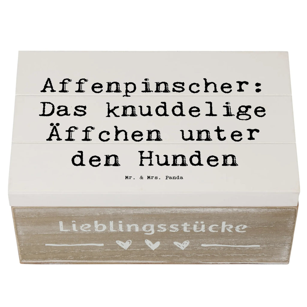 Holzkiste Spruch Affenpinscher Äffchen Holzkiste, Kiste, Schatzkiste, Truhe, Schatulle, XXL, Erinnerungsbox, Erinnerungskiste, Dekokiste, Aufbewahrungsbox, Geschenkbox, Geschenkdose, Hund, Hunderasse, Rassehund, Hundebesitzer, Geschenk, Tierfreund, Schenken, Welpe