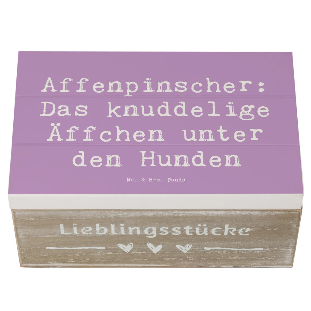 Holzkiste Spruch Affenpinscher Äffchen Holzkiste, Kiste, Schatzkiste, Truhe, Schatulle, XXL, Erinnerungsbox, Erinnerungskiste, Dekokiste, Aufbewahrungsbox, Geschenkbox, Geschenkdose, Hund, Hunderasse, Rassehund, Hundebesitzer, Geschenk, Tierfreund, Schenken, Welpe