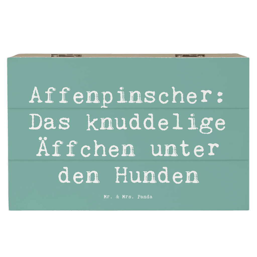 Holzkiste Spruch Affenpinscher Äffchen Holzkiste, Kiste, Schatzkiste, Truhe, Schatulle, XXL, Erinnerungsbox, Erinnerungskiste, Dekokiste, Aufbewahrungsbox, Geschenkbox, Geschenkdose, Hund, Hunderasse, Rassehund, Hundebesitzer, Geschenk, Tierfreund, Schenken, Welpe