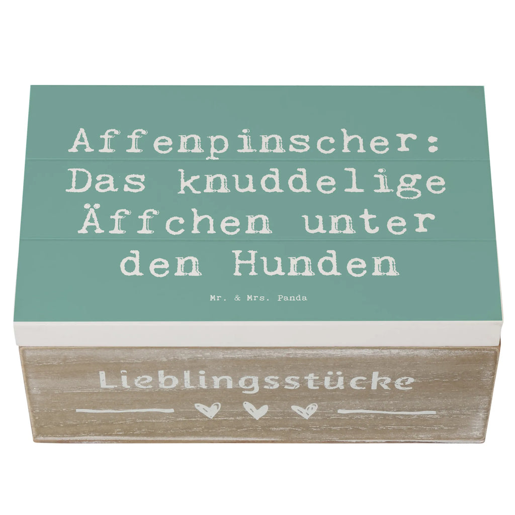 Holzkiste Spruch Affenpinscher Äffchen Holzkiste, Kiste, Schatzkiste, Truhe, Schatulle, XXL, Erinnerungsbox, Erinnerungskiste, Dekokiste, Aufbewahrungsbox, Geschenkbox, Geschenkdose, Hund, Hunderasse, Rassehund, Hundebesitzer, Geschenk, Tierfreund, Schenken, Welpe