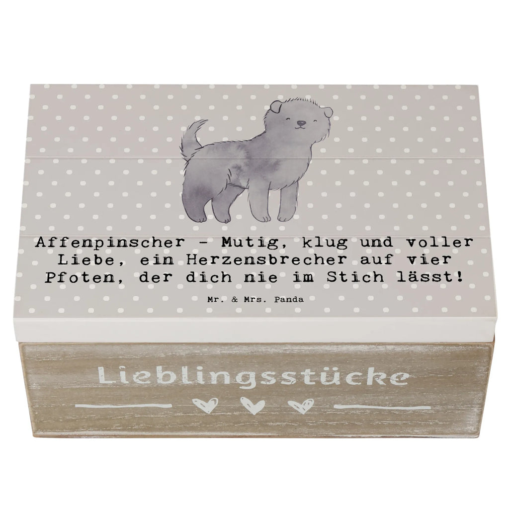 Holzkiste Affenpinscher Liebe Holzkiste, Kiste, Schatzkiste, Truhe, Schatulle, XXL, Erinnerungsbox, Erinnerungskiste, Dekokiste, Aufbewahrungsbox, Geschenkbox, Geschenkdose, Hund, Hunderasse, Rassehund, Hundebesitzer, Geschenk, Tierfreund, Schenken, Welpe