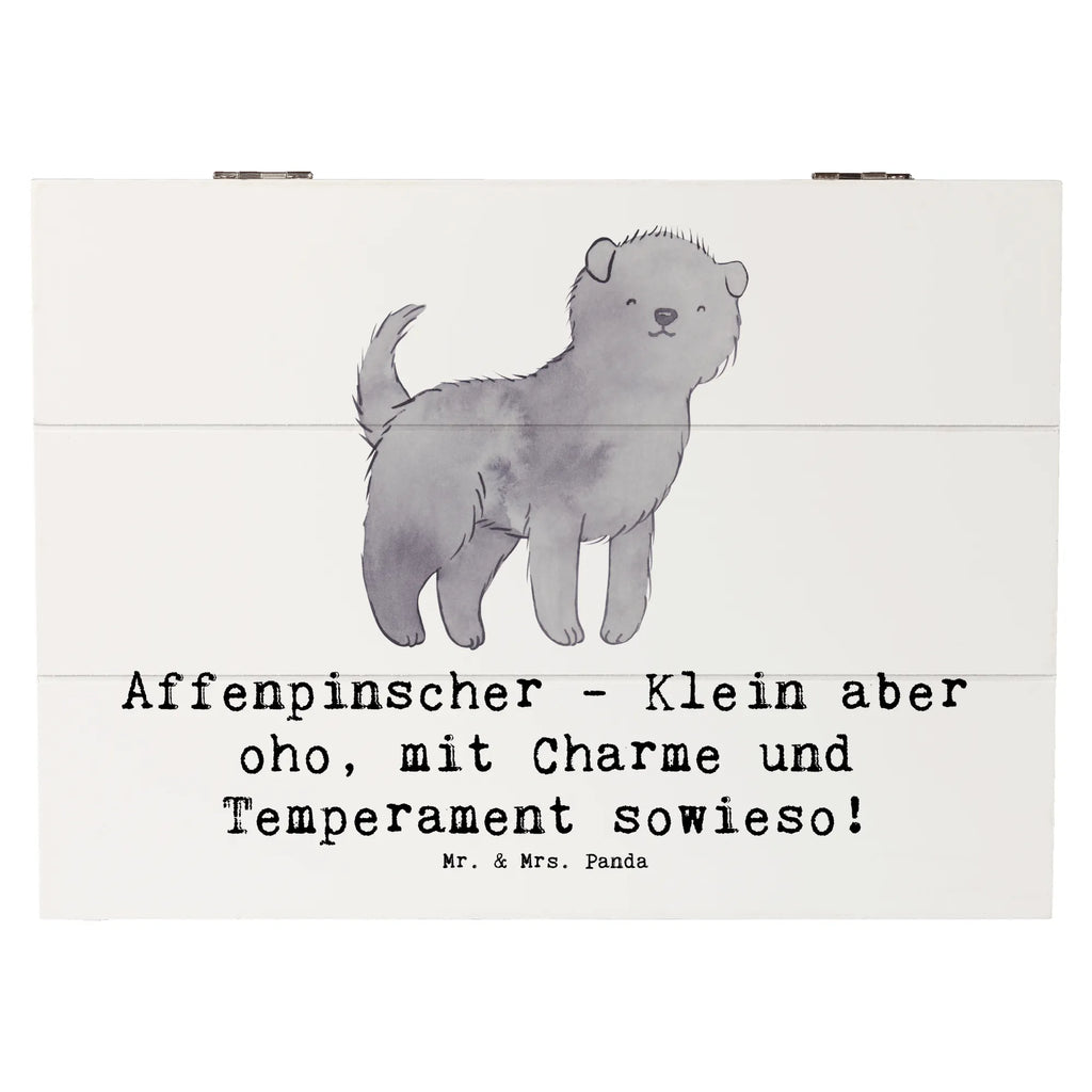 Holzkiste Affenpinscher Charme Holzkiste, Kiste, Schatzkiste, Truhe, Schatulle, XXL, Erinnerungsbox, Erinnerungskiste, Dekokiste, Aufbewahrungsbox, Geschenkbox, Geschenkdose, Hund, Hunderasse, Rassehund, Hundebesitzer, Geschenk, Tierfreund, Schenken, Welpe