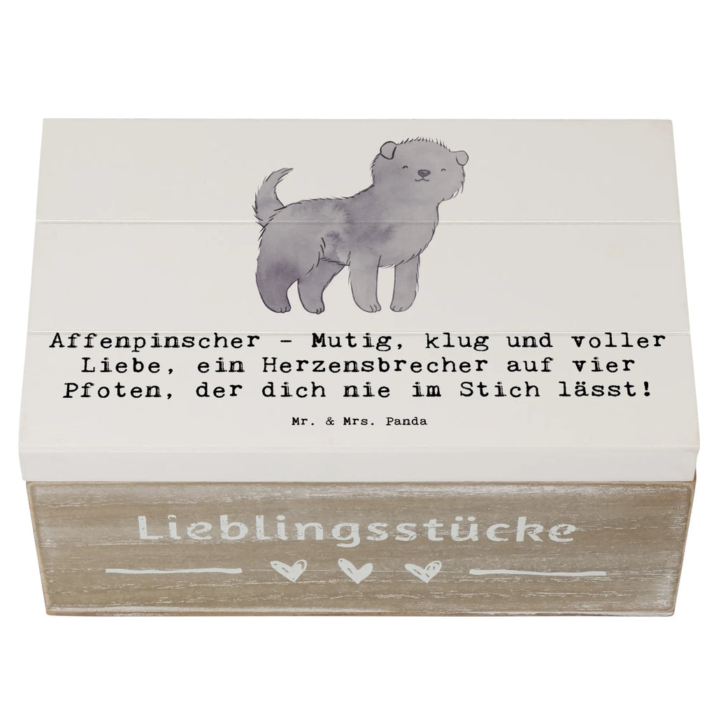 Holzkiste Affenpinscher Liebe Holzkiste, Kiste, Schatzkiste, Truhe, Schatulle, XXL, Erinnerungsbox, Erinnerungskiste, Dekokiste, Aufbewahrungsbox, Geschenkbox, Geschenkdose, Hund, Hunderasse, Rassehund, Hundebesitzer, Geschenk, Tierfreund, Schenken, Welpe