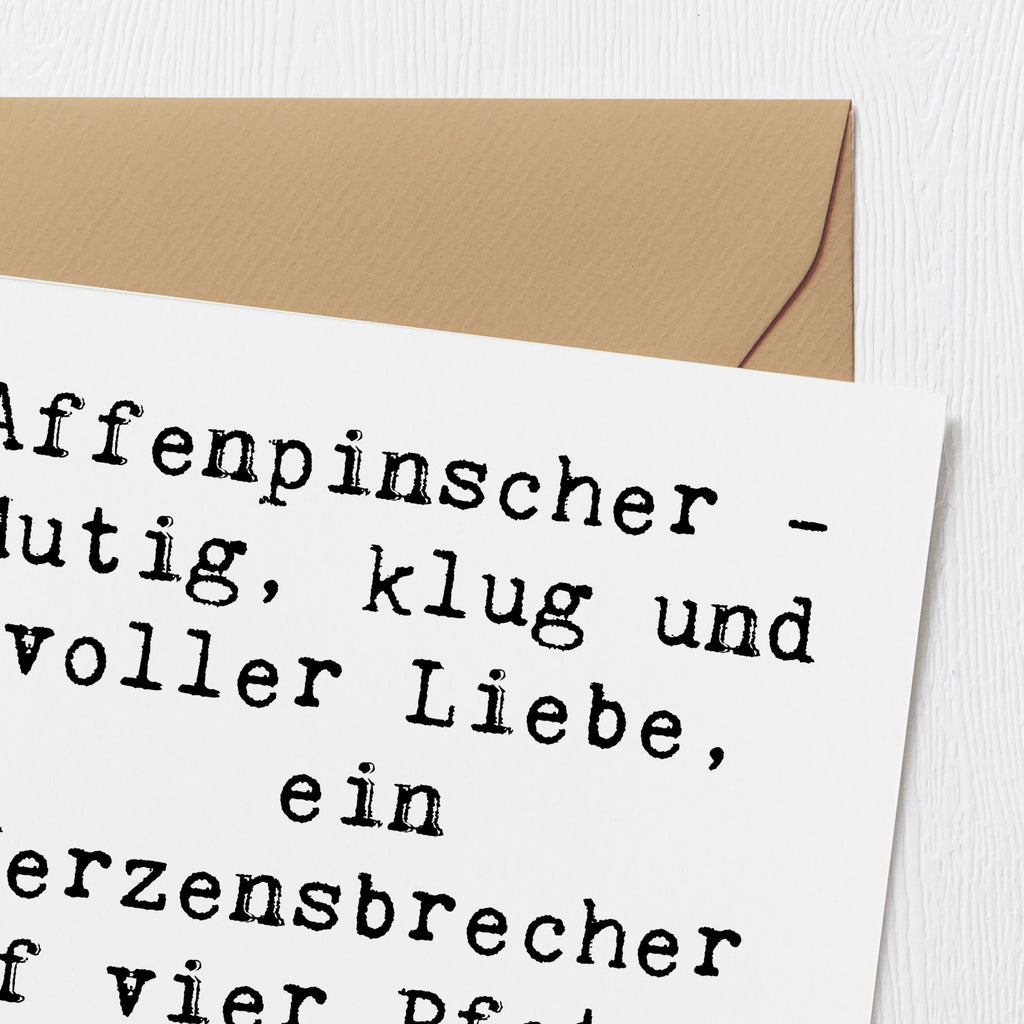 Deluxe Karte Spruch Affenpinscher Liebe Karte, Grußkarte, Klappkarte, Einladungskarte, Glückwunschkarte, Hochzeitskarte, Geburtstagskarte, Hochwertige Grußkarte, Hochwertige Klappkarte, Hund, Hunderasse, Rassehund, Hundebesitzer, Geschenk, Tierfreund, Schenken, Welpe