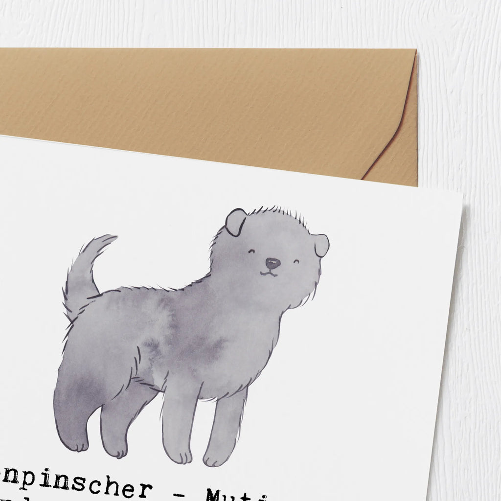 Deluxe Karte Affenpinscher Liebe Karte, Grußkarte, Klappkarte, Einladungskarte, Glückwunschkarte, Hochzeitskarte, Geburtstagskarte, Hochwertige Grußkarte, Hochwertige Klappkarte, Hund, Hunderasse, Rassehund, Hundebesitzer, Geschenk, Tierfreund, Schenken, Welpe