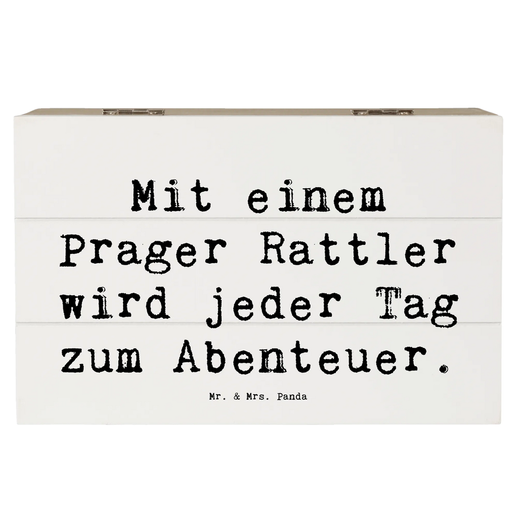 Holzkiste Spruch Prager Rattler Abenteuer Holzkiste, Kiste, Schatzkiste, Truhe, Schatulle, XXL, Erinnerungsbox, Erinnerungskiste, Dekokiste, Aufbewahrungsbox, Geschenkbox, Geschenkdose, Hund, Hunderasse, Rassehund, Hundebesitzer, Geschenk, Tierfreund, Schenken, Welpe