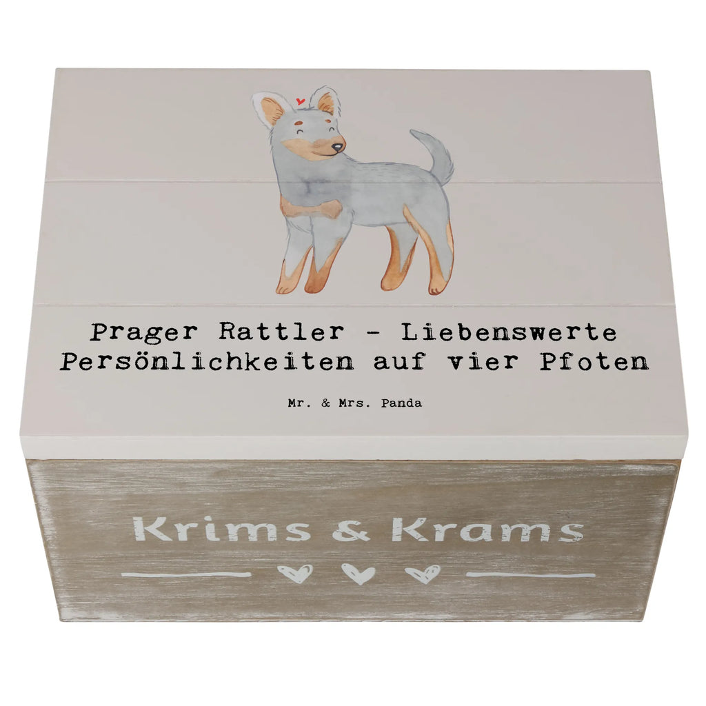 Holzkiste Prager Rattler Holzkiste, Kiste, Schatzkiste, Truhe, Schatulle, XXL, Erinnerungsbox, Erinnerungskiste, Dekokiste, Aufbewahrungsbox, Geschenkbox, Geschenkdose, Hund, Hunderasse, Rassehund, Hundebesitzer, Geschenk, Tierfreund, Schenken, Welpe