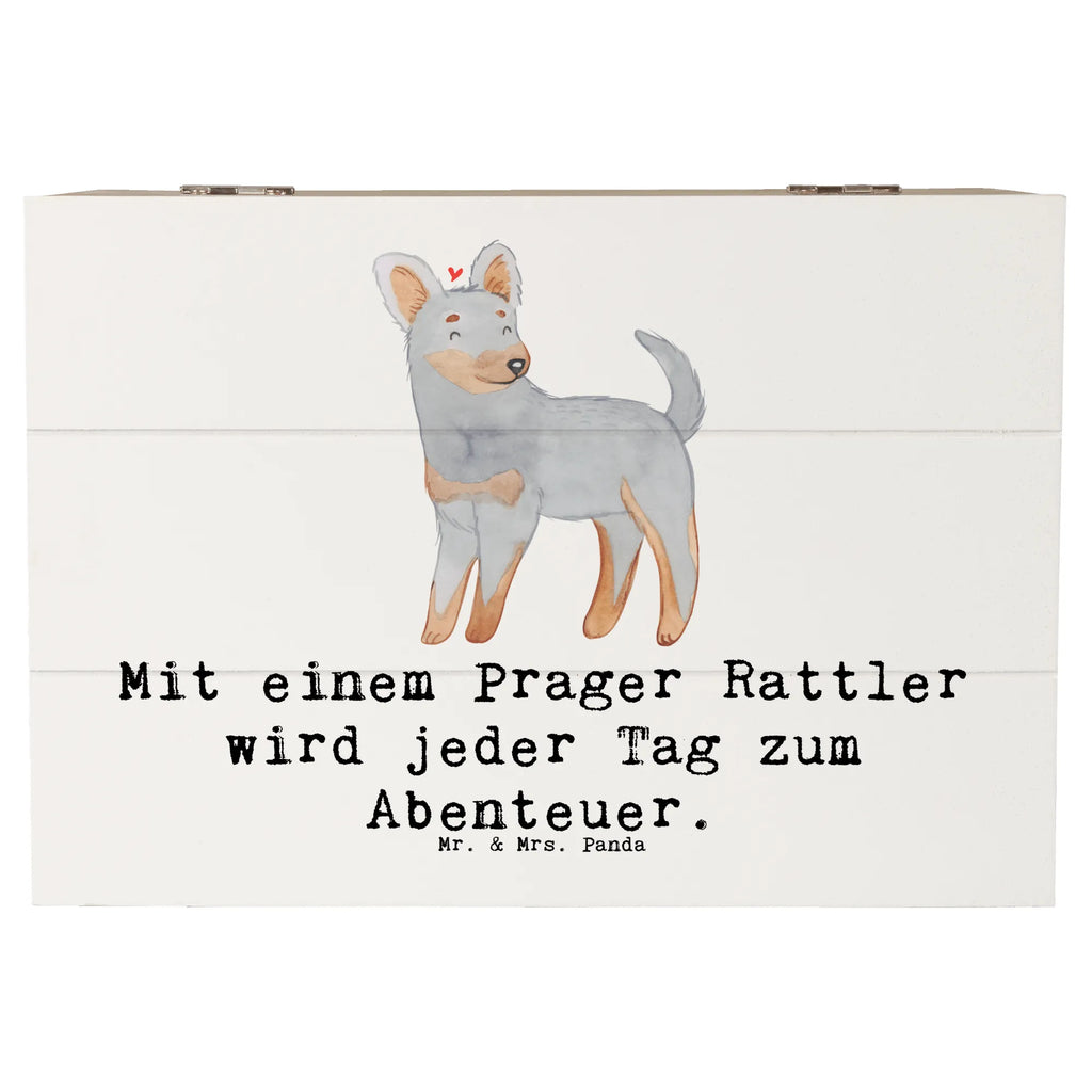 Holzkiste Prager Rattler Abenteuer Holzkiste, Kiste, Schatzkiste, Truhe, Schatulle, XXL, Erinnerungsbox, Erinnerungskiste, Dekokiste, Aufbewahrungsbox, Geschenkbox, Geschenkdose, Hund, Hunderasse, Rassehund, Hundebesitzer, Geschenk, Tierfreund, Schenken, Welpe