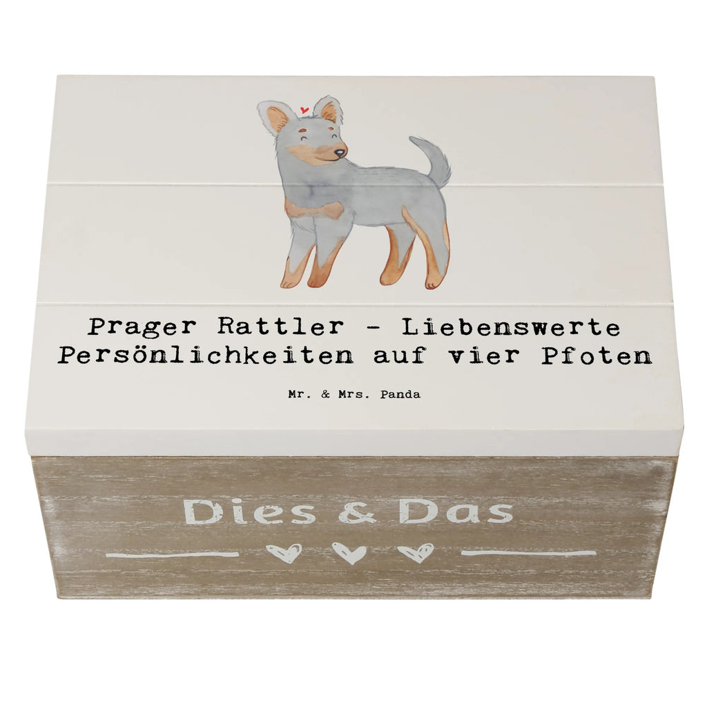 Holzkiste Prager Rattler Holzkiste, Kiste, Schatzkiste, Truhe, Schatulle, XXL, Erinnerungsbox, Erinnerungskiste, Dekokiste, Aufbewahrungsbox, Geschenkbox, Geschenkdose, Hund, Hunderasse, Rassehund, Hundebesitzer, Geschenk, Tierfreund, Schenken, Welpe