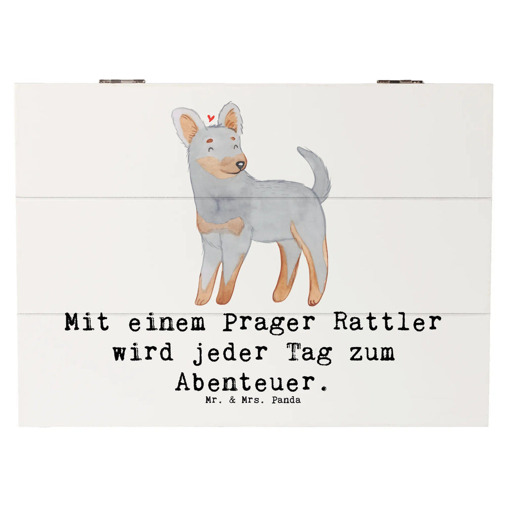 Holzkiste Prager Rattler Abenteuer Holzkiste, Kiste, Schatzkiste, Truhe, Schatulle, XXL, Erinnerungsbox, Erinnerungskiste, Dekokiste, Aufbewahrungsbox, Geschenkbox, Geschenkdose, Hund, Hunderasse, Rassehund, Hundebesitzer, Geschenk, Tierfreund, Schenken, Welpe