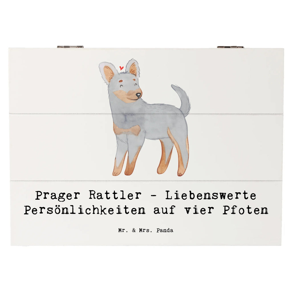 Holzkiste Prager Rattler Holzkiste, Kiste, Schatzkiste, Truhe, Schatulle, XXL, Erinnerungsbox, Erinnerungskiste, Dekokiste, Aufbewahrungsbox, Geschenkbox, Geschenkdose, Hund, Hunderasse, Rassehund, Hundebesitzer, Geschenk, Tierfreund, Schenken, Welpe