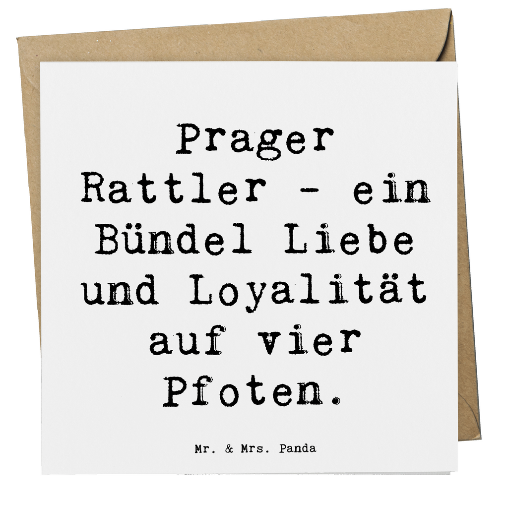 Deluxe Karte Spruch Prager Rattler Karte, Grußkarte, Klappkarte, Einladungskarte, Glückwunschkarte, Hochzeitskarte, Geburtstagskarte, Hochwertige Grußkarte, Hochwertige Klappkarte, Hund, Hunderasse, Rassehund, Hundebesitzer, Geschenk, Tierfreund, Schenken, Welpe