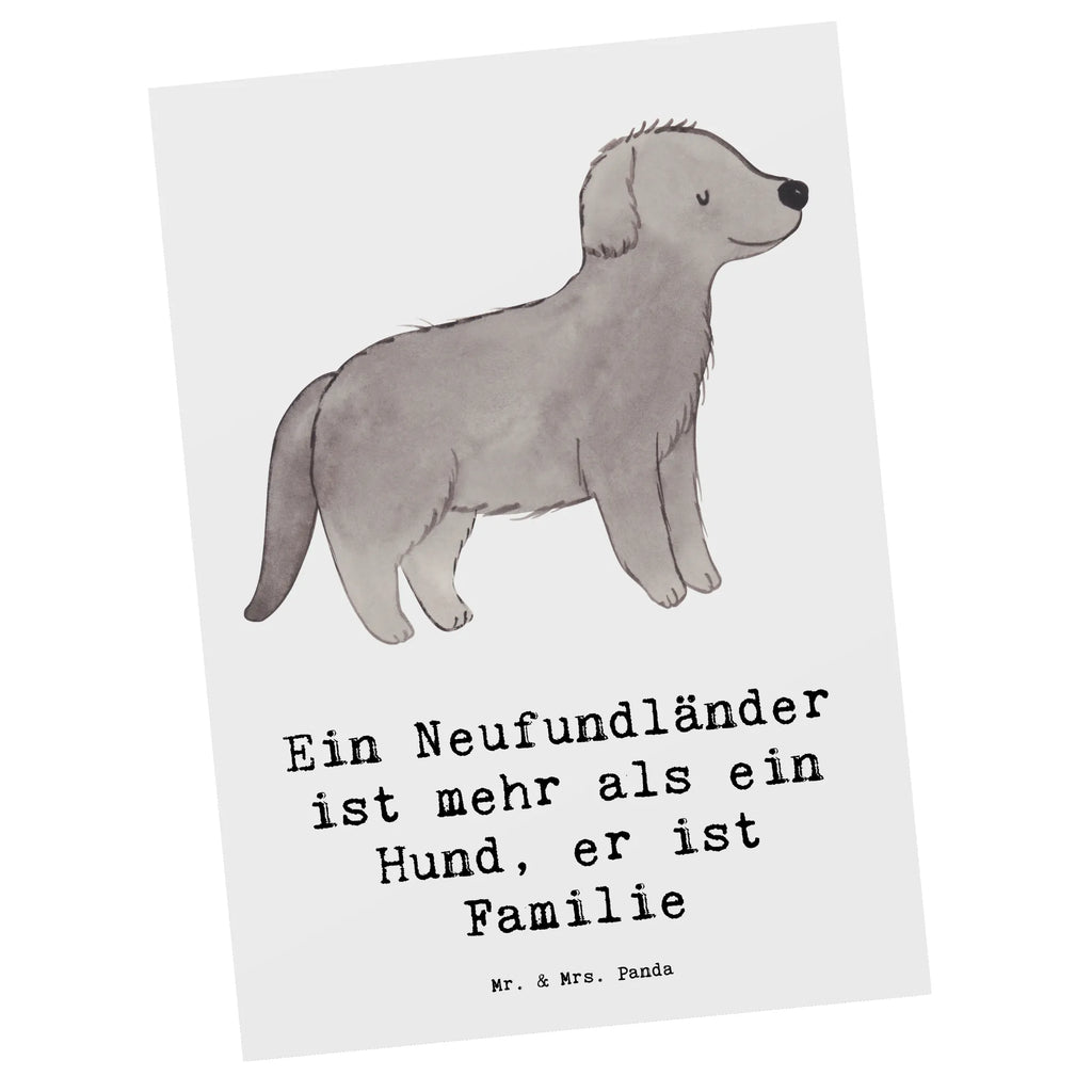 Postkarte Neufundländer Familie Postkarte, Karte, Geschenkkarte, Grußkarte, Einladung, Ansichtskarte, Geburtstagskarte, Einladungskarte, Dankeskarte, Ansichtskarten, Einladung Geburtstag, Einladungskarten Geburtstag, Hund, Hunderasse, Rassehund, Hundebesitzer, Geschenk, Tierfreund, Schenken, Welpe