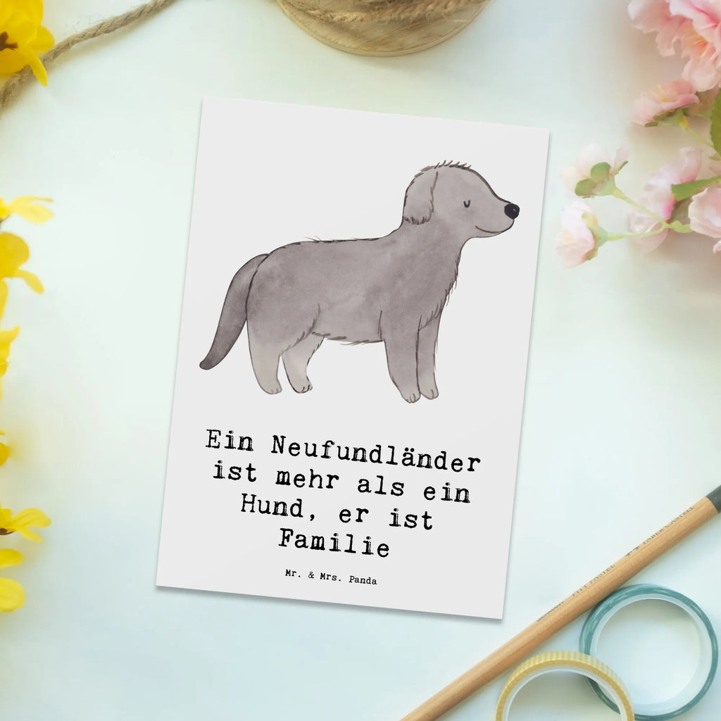 Postkarte Neufundländer Familie Postkarte, Karte, Geschenkkarte, Grußkarte, Einladung, Ansichtskarte, Geburtstagskarte, Einladungskarte, Dankeskarte, Ansichtskarten, Einladung Geburtstag, Einladungskarten Geburtstag, Hund, Hunderasse, Rassehund, Hundebesitzer, Geschenk, Tierfreund, Schenken, Welpe