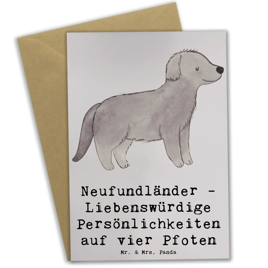 Grußkarte Neufundländer Persönlichkeiten Grußkarte, Klappkarte, Einladungskarte, Glückwunschkarte, Hochzeitskarte, Geburtstagskarte, Karte, Ansichtskarten, Hund, Hunderasse, Rassehund, Hundebesitzer, Geschenk, Tierfreund, Schenken, Welpe