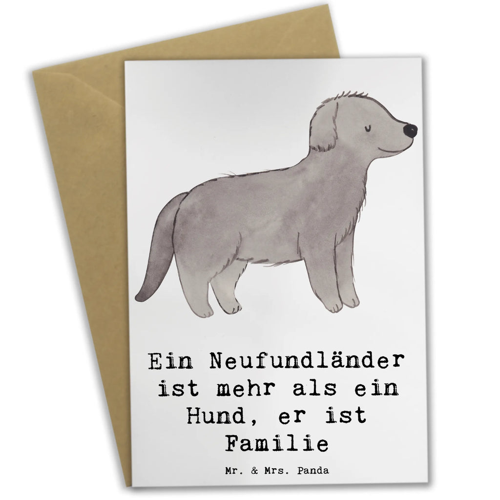 Grußkarte Neufundländer Familie Grußkarte, Klappkarte, Einladungskarte, Glückwunschkarte, Hochzeitskarte, Geburtstagskarte, Karte, Ansichtskarten, Hund, Hunderasse, Rassehund, Hundebesitzer, Geschenk, Tierfreund, Schenken, Welpe