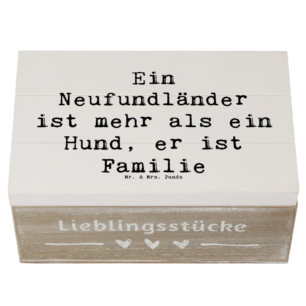 Holzkiste Spruch Neufundländer Familie Holzkiste, Kiste, Schatzkiste, Truhe, Schatulle, XXL, Erinnerungsbox, Erinnerungskiste, Dekokiste, Aufbewahrungsbox, Geschenkbox, Geschenkdose, Hund, Hunderasse, Rassehund, Hundebesitzer, Geschenk, Tierfreund, Schenken, Welpe