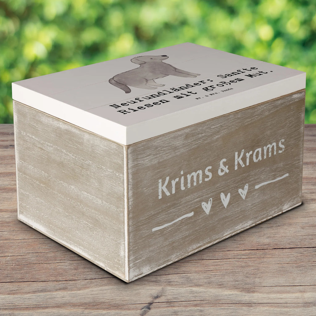 Holzkiste Neufundländer Liebe Holzkiste, Kiste, Schatzkiste, Truhe, Schatulle, XXL, Erinnerungsbox, Erinnerungskiste, Dekokiste, Aufbewahrungsbox, Geschenkbox, Geschenkdose, Hund, Hunderasse, Rassehund, Hundebesitzer, Geschenk, Tierfreund, Schenken, Welpe