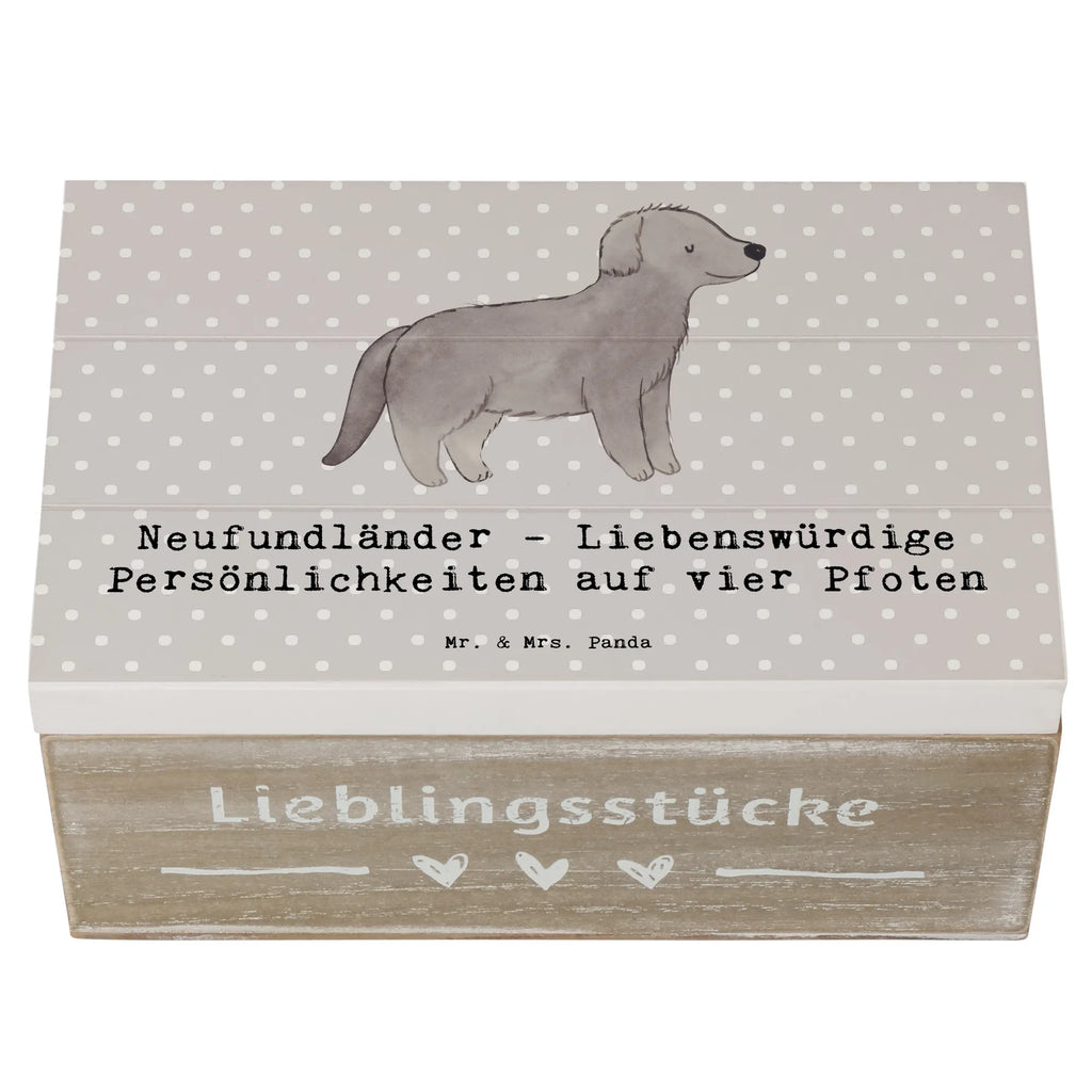 Holzkiste Neufundländer Persönlichkeiten Holzkiste, Kiste, Schatzkiste, Truhe, Schatulle, XXL, Erinnerungsbox, Erinnerungskiste, Dekokiste, Aufbewahrungsbox, Geschenkbox, Geschenkdose, Hund, Hunderasse, Rassehund, Hundebesitzer, Geschenk, Tierfreund, Schenken, Welpe