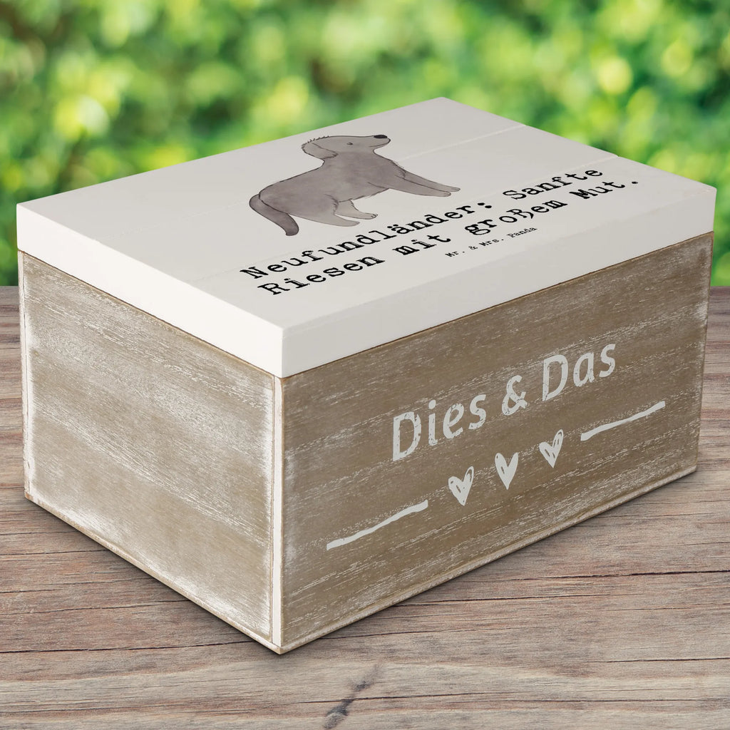 Holzkiste Neufundländer Liebe Holzkiste, Kiste, Schatzkiste, Truhe, Schatulle, XXL, Erinnerungsbox, Erinnerungskiste, Dekokiste, Aufbewahrungsbox, Geschenkbox, Geschenkdose, Hund, Hunderasse, Rassehund, Hundebesitzer, Geschenk, Tierfreund, Schenken, Welpe