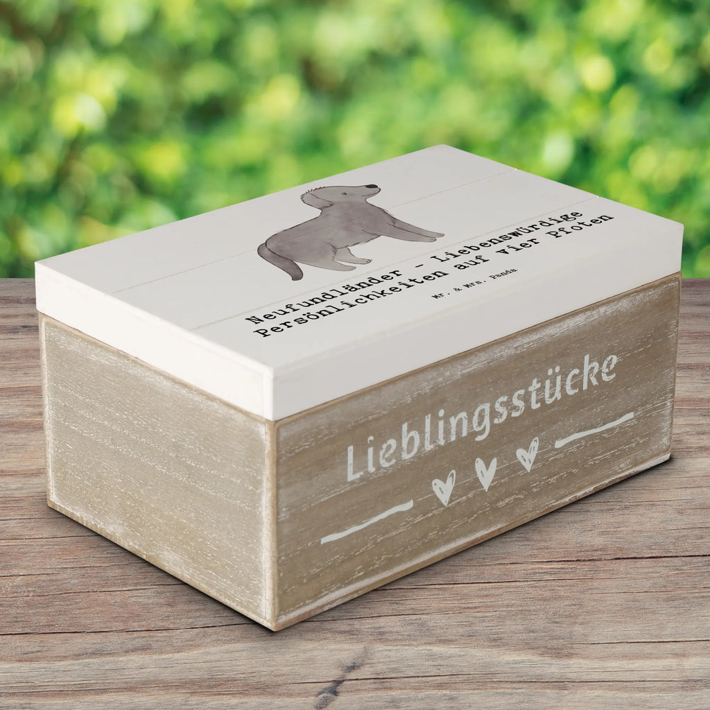 Holzkiste Neufundländer Persönlichkeiten Holzkiste, Kiste, Schatzkiste, Truhe, Schatulle, XXL, Erinnerungsbox, Erinnerungskiste, Dekokiste, Aufbewahrungsbox, Geschenkbox, Geschenkdose, Hund, Hunderasse, Rassehund, Hundebesitzer, Geschenk, Tierfreund, Schenken, Welpe