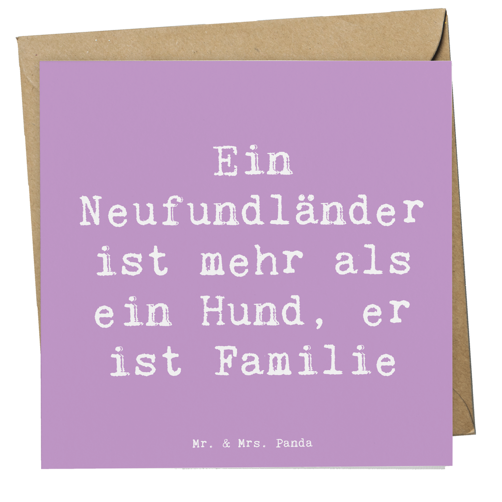 Deluxe Karte Spruch Neufundländer Familie Karte, Grußkarte, Klappkarte, Einladungskarte, Glückwunschkarte, Hochzeitskarte, Geburtstagskarte, Hochwertige Grußkarte, Hochwertige Klappkarte, Hund, Hunderasse, Rassehund, Hundebesitzer, Geschenk, Tierfreund, Schenken, Welpe