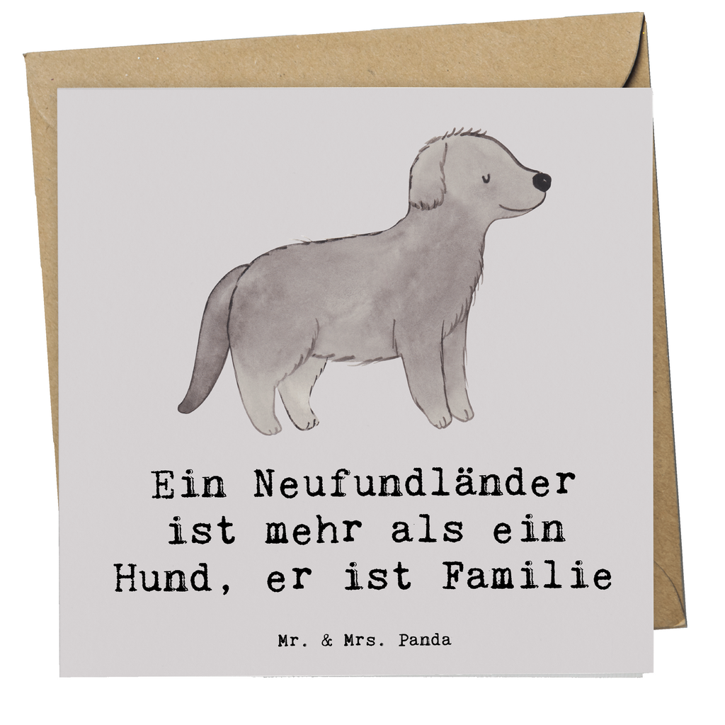 Deluxe Karte Neufundländer Familie Karte, Grußkarte, Klappkarte, Einladungskarte, Glückwunschkarte, Hochzeitskarte, Geburtstagskarte, Hochwertige Grußkarte, Hochwertige Klappkarte, Hund, Hunderasse, Rassehund, Hundebesitzer, Geschenk, Tierfreund, Schenken, Welpe