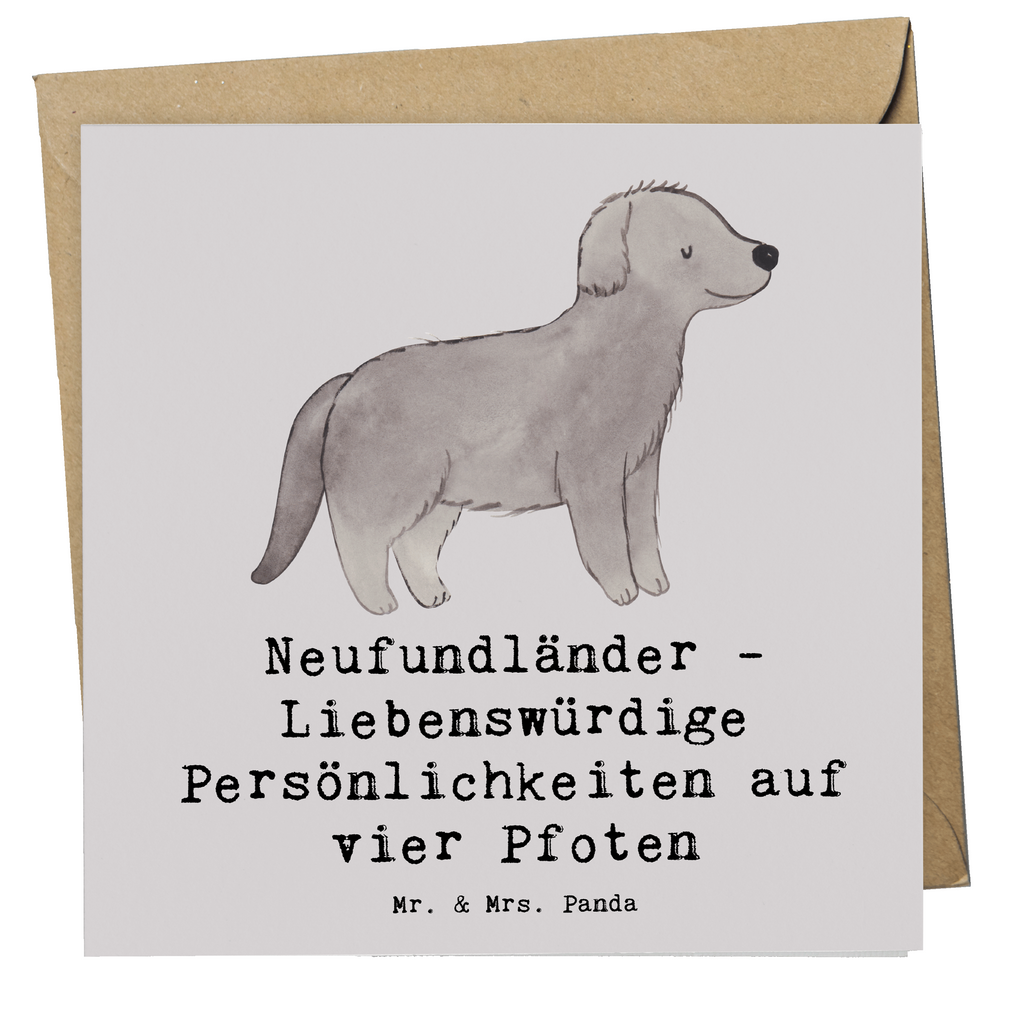 Deluxe Karte Neufundländer Persönlichkeiten Karte, Grußkarte, Klappkarte, Einladungskarte, Glückwunschkarte, Hochzeitskarte, Geburtstagskarte, Hochwertige Grußkarte, Hochwertige Klappkarte, Hund, Hunderasse, Rassehund, Hundebesitzer, Geschenk, Tierfreund, Schenken, Welpe