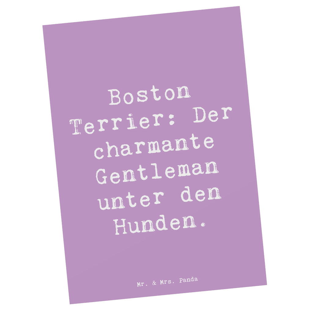 Postkarte Spruch Boston Terrier Gentleman Postkarte, Karte, Geschenkkarte, Grußkarte, Einladung, Ansichtskarte, Geburtstagskarte, Einladungskarte, Dankeskarte, Ansichtskarten, Einladung Geburtstag, Einladungskarten Geburtstag, Hund, Hunderasse, Rassehund, Hundebesitzer, Geschenk, Tierfreund, Schenken, Welpe