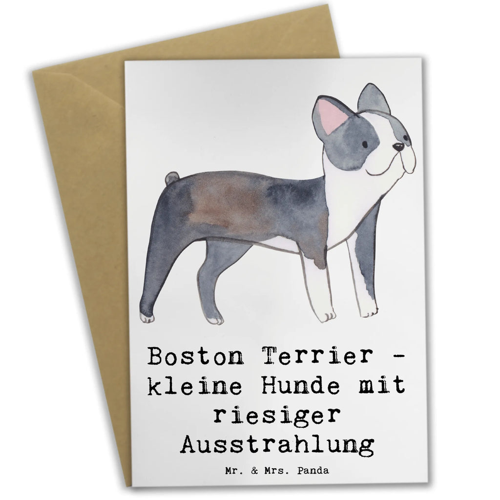 Grußkarte Boston Terrier Grußkarte, Klappkarte, Einladungskarte, Glückwunschkarte, Hochzeitskarte, Geburtstagskarte, Karte, Ansichtskarten, Hund, Hunderasse, Rassehund, Hundebesitzer, Geschenk, Tierfreund, Schenken, Welpe