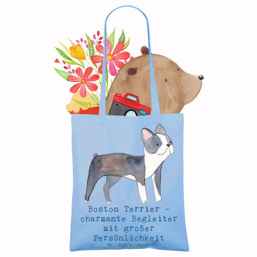 Tragetasche Boston Terrier Begleiter Beuteltasche, Beutel, Einkaufstasche, Jutebeutel, Stoffbeutel, Tasche, Shopper, Umhängetasche, Strandtasche, Schultertasche, Stofftasche, Tragetasche, Badetasche, Jutetasche, Einkaufstüte, Laptoptasche, Hund, Hunderasse, Rassehund, Hundebesitzer, Geschenk, Tierfreund, Schenken, Welpe