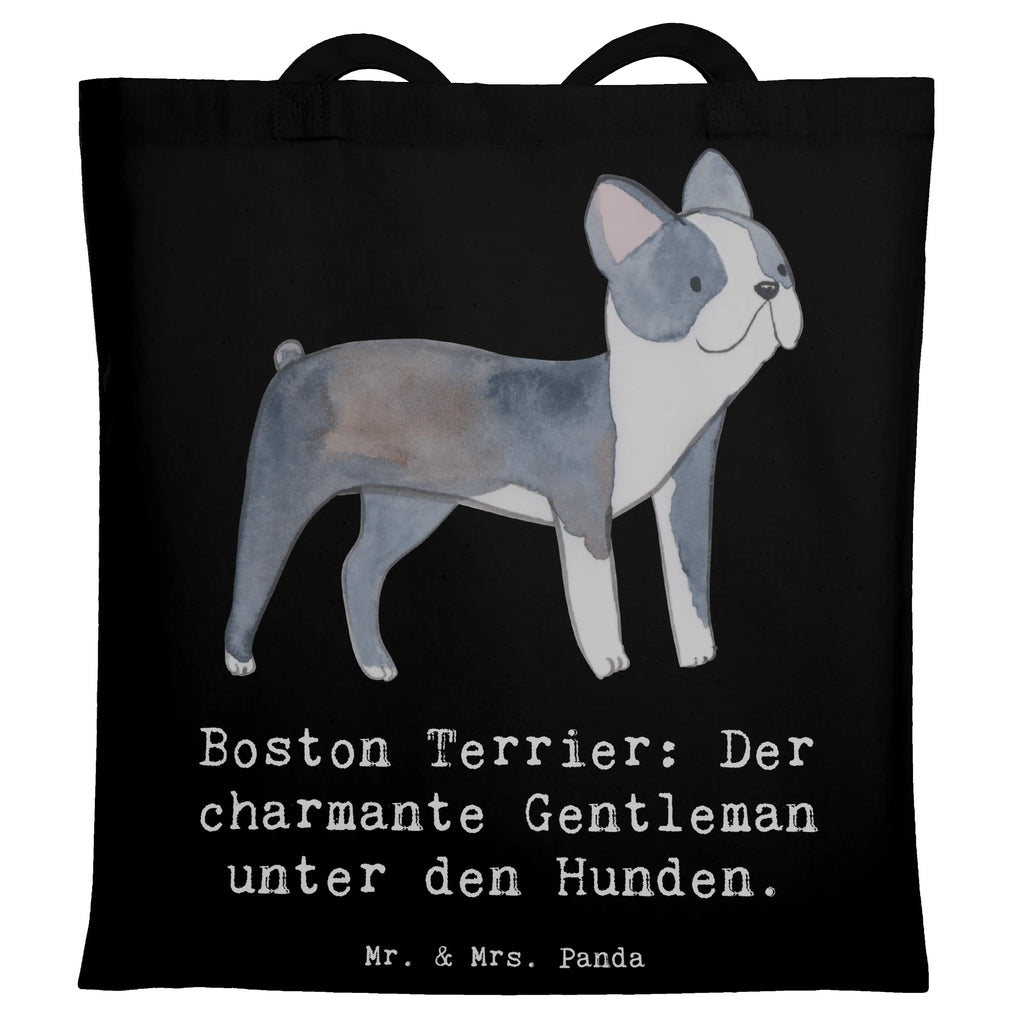 Tragetasche Boston Terrier Gentleman Beuteltasche, Beutel, Einkaufstasche, Jutebeutel, Stoffbeutel, Tasche, Shopper, Umhängetasche, Strandtasche, Schultertasche, Stofftasche, Tragetasche, Badetasche, Jutetasche, Einkaufstüte, Laptoptasche, Hund, Hunderasse, Rassehund, Hundebesitzer, Geschenk, Tierfreund, Schenken, Welpe