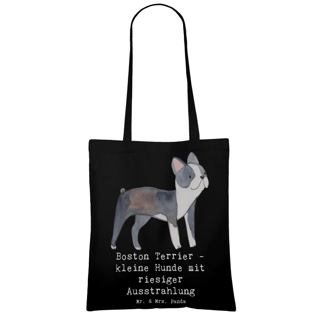 Tragetasche Boston Terrier Beuteltasche, Beutel, Einkaufstasche, Jutebeutel, Stoffbeutel, Tasche, Shopper, Umhängetasche, Strandtasche, Schultertasche, Stofftasche, Tragetasche, Badetasche, Jutetasche, Einkaufstüte, Laptoptasche, Hund, Hunderasse, Rassehund, Hundebesitzer, Geschenk, Tierfreund, Schenken, Welpe